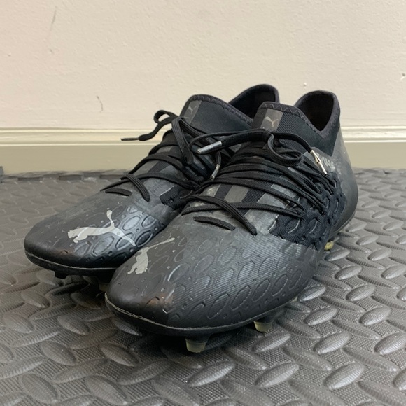 PUMA Future 5.3 Netfit FG/AG Firm-Ground Cleats Black size 10 - Picture 2 of 9